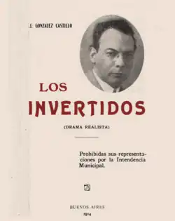 Book cover of Los Invertidos featuring a small headshot of the author. The rest of the cover is just text.