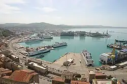 Port of Ancona, a large passenger port