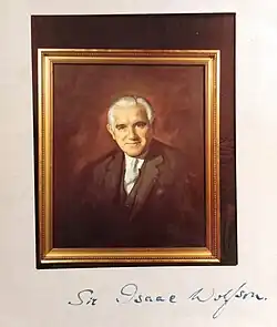 Portrain of Sir Isaac Wolfston