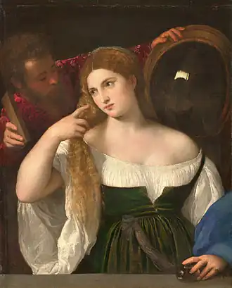 Titian, Woman at her toilet (ca. 1515), Musée du Louvre, Paris