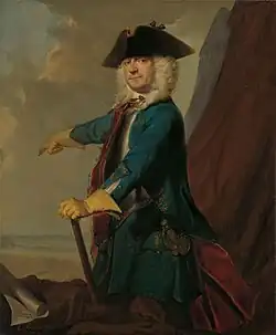 Gerrit Sichterman, by Cornelis Troost, 1725
