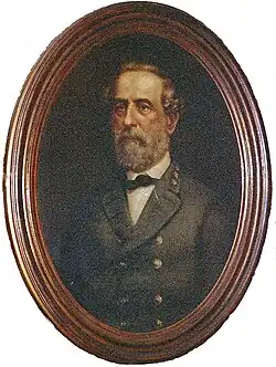 Robert E. Lee, circa 1865, oil painting, 68.6 cm × 53.5 cm (27.0 in × 21.1 in), Private collection