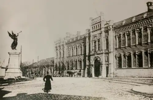 Local/Wallachian Gothic Revival - Main Building and Gate of the Army Arsenal, Bucharest, 1860–1861, demolished during the mid or late 1980s, by Luigi Lipizer[36]