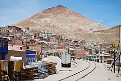 City of Potosí, a mining town at the foot of Rich Hill (Cerro Rico), the world’s largest silver deposit.