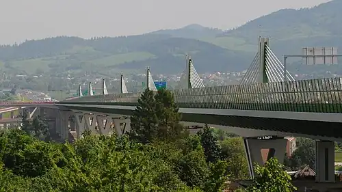 The Považská Bystrica viaduct