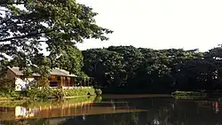 The campus lake