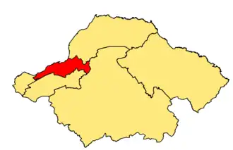 Location of the ward