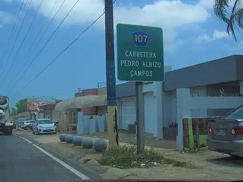 Highway in Aguadilla, Puerto Rico