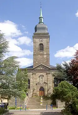 The church in Puttelange-aux-Lacs