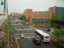 View of Queens Boulevard from the 33rd Street station