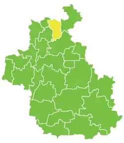 Location in Idlib Governorate