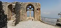 Saint Hilarion Castle, view of the Queen Elanor's window