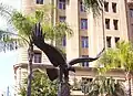 The Eagle on top of the RAAF Memorial at Queens Gardens