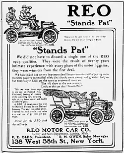 1906 REO advertisement
