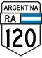National Route 120 shield}}