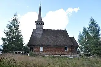 Wooden church in Beliș