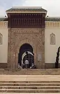 One of the mosque's main entrances.