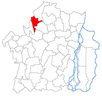 Location in Brăila County