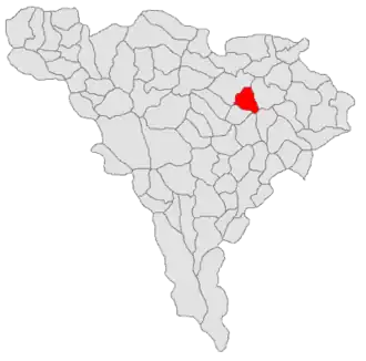 Location in Alba County