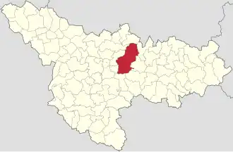 Location in Timiș County