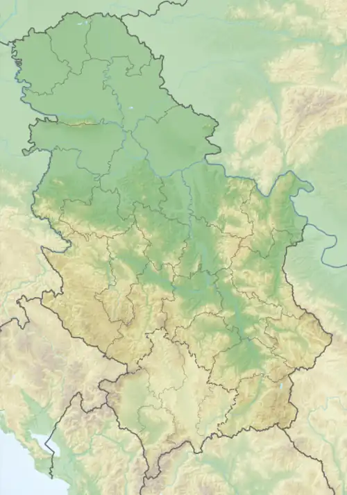 Singidunum is located in Serbia