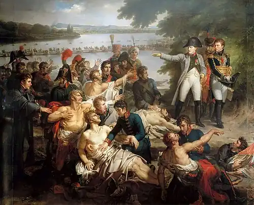 Return of Napoleon to the Isle of Lobau after the Battle of Essling, 1812