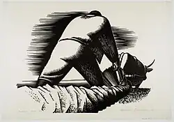 Paul Bunyan Digging Puget Sound, 1939