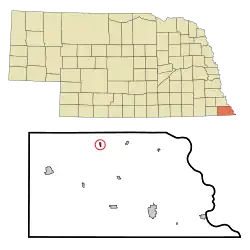 Location of Stella, Nebraska