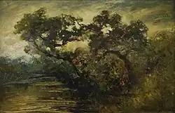 River Landscape by Marie a'Becket