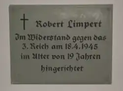 Plaque at Church of St. Ludwig