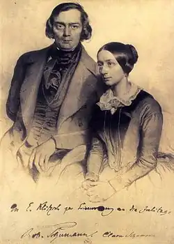 Image 37Clara and Robert Schumann (from History of music)