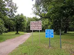 Primitive camping at Robinsons Landing Park