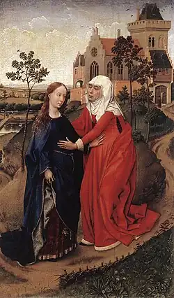 Rogier van der Weyden, Visitation, Museum der bildenden Künste