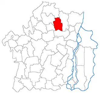 Location in Brăila County