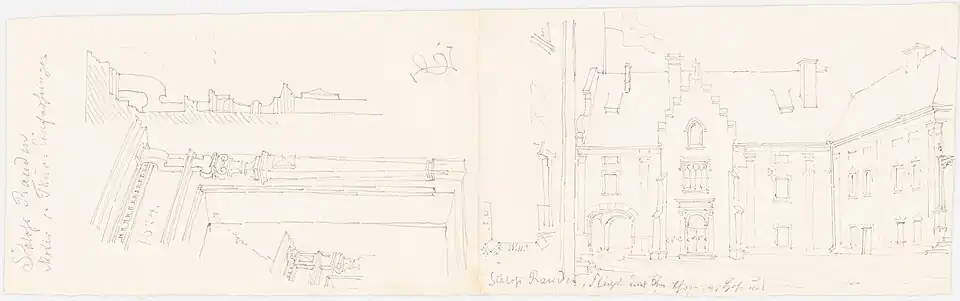 Proposal for the palace court year by Lüdecke Carl Johann Bogislaw (1826–1894)