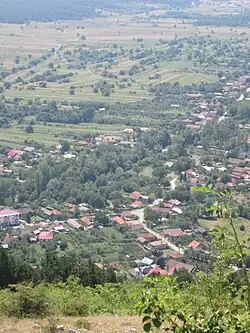 Runcu seen from atop of Cornetul Mountain