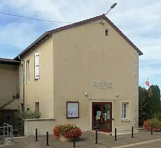 The town hall in Ruppes