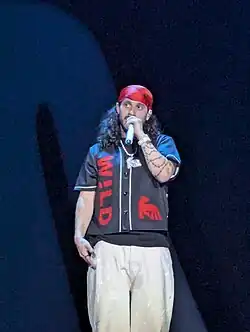 Russ on stage in Toronto during his 2025 "Into The W!ld" tour