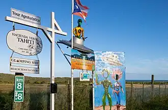 Signs for Ruta Extraterrestre on PR-303