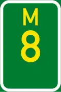 Metropolitan route M8 shield