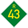Provincial route R43 shield