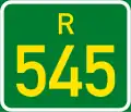 Regional route R545 shield