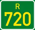 Regional route R720 shield