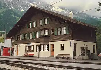 station building in 1988