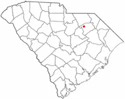 Location of North Hartsville, South Carolina
