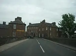 Annan Bridge entrance to the west into Annan (2018)