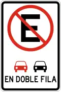 R-8-6 No parking in double file