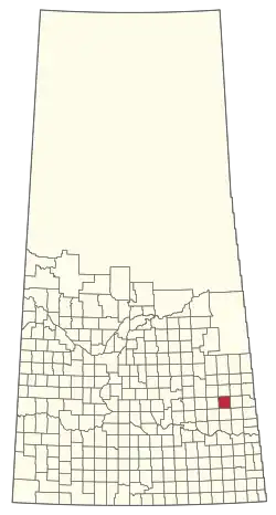 Location of the RM of Orkney No. 244 in Saskatchewan