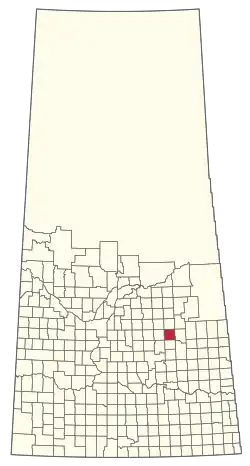 Location of the RM of Lakeview No. 337 in Saskatchewan