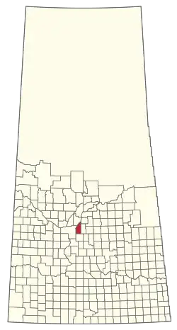 Location of the RM of Aberdeen No. 373 in Saskatchewan